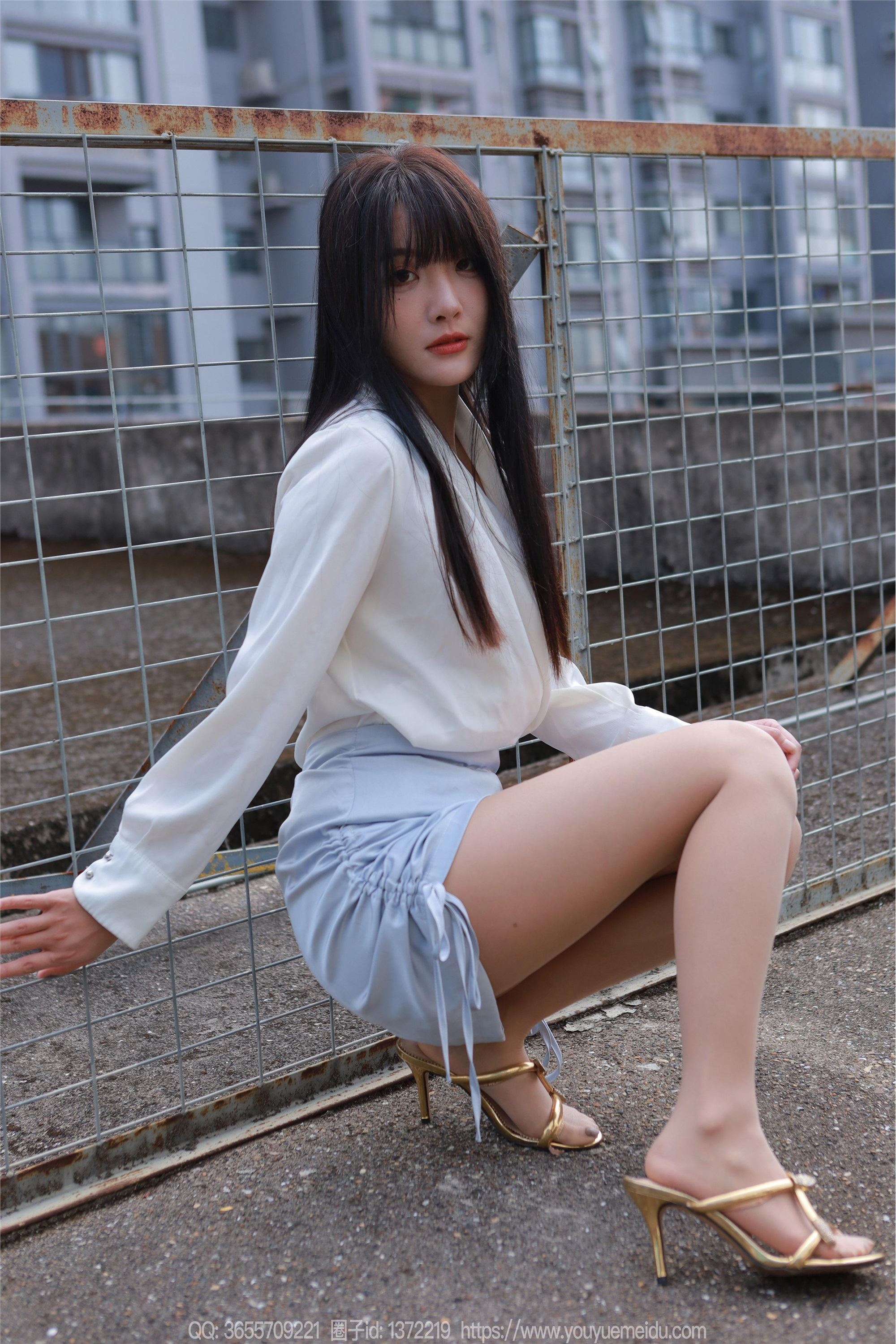 IESS异思趣向  2024.11.10 丝享家 1894 婉萍《蓝色短裙（下）》